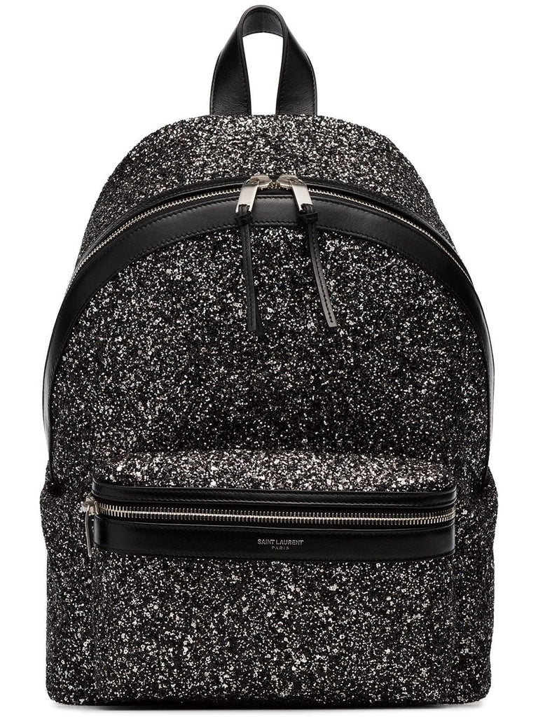 black city glitter backpack