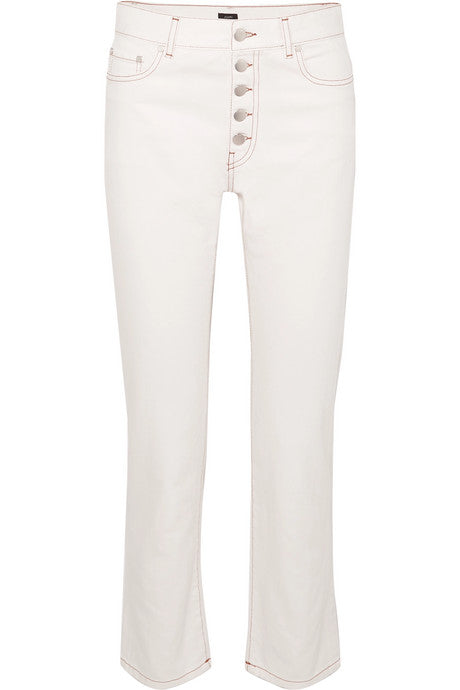 Den high-rise straight-leg jeans