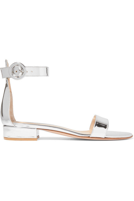 Versilia 20 metallic leather sandals