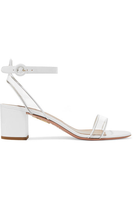 Minimalist 50 patent-leather and PVC sandals