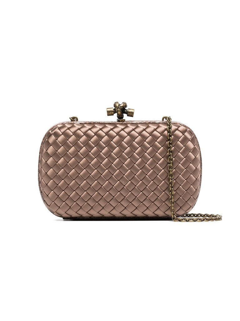 pink Chain Knot Shoulder Bag