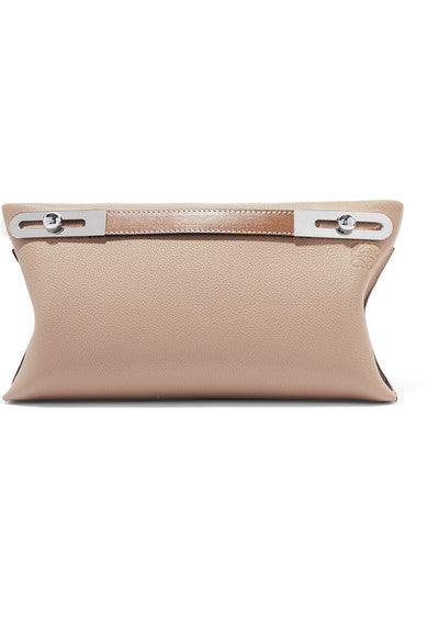 Missy small textured-leather shoulder bag