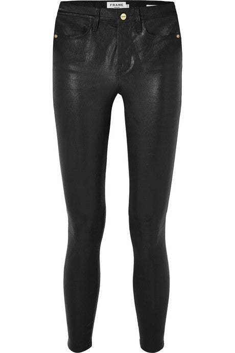 Le High Skinny leather pants