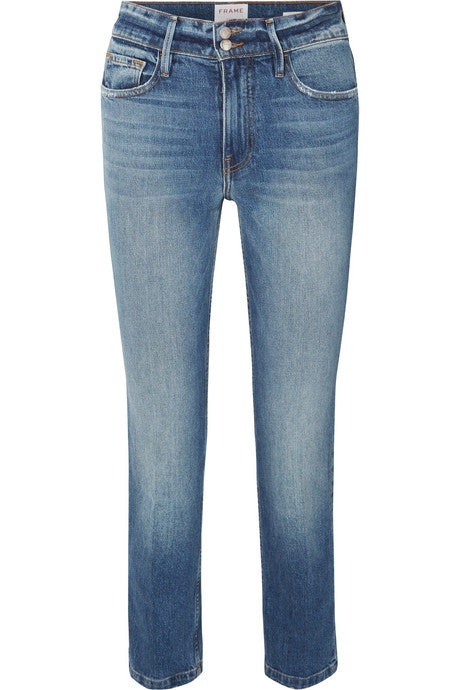 Le Sylvie high-rise straight-leg jeans