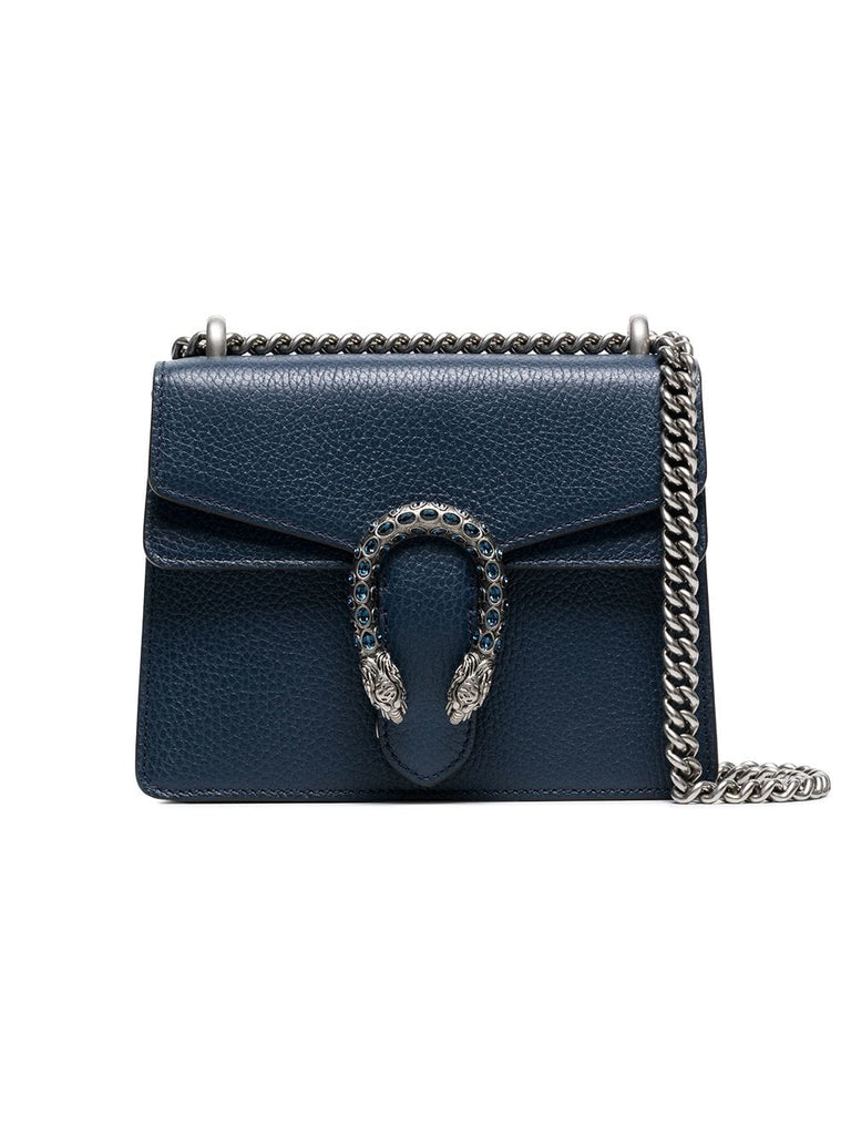 blue Dionysus Small leather bag