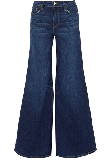 Le Palazzo high-rise wide-leg jeans