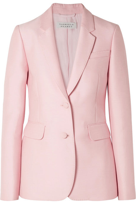 Sophie wool and silk-blend blazer