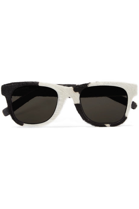 Classic 51 D-frame calf hair sunglasses