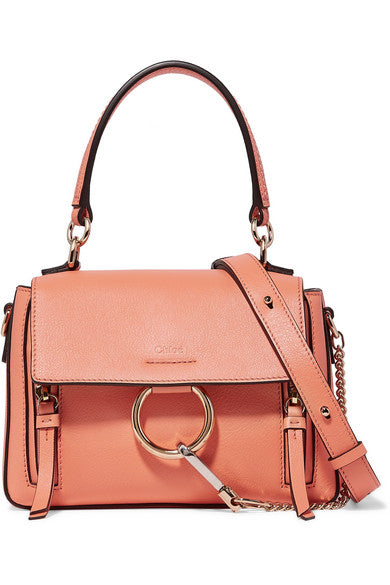 Faye Day mini textured-leather shoulder bag