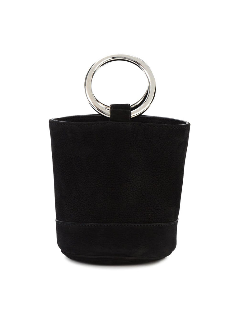 Black Bonsai 15 Mini Suede Bucket Bag