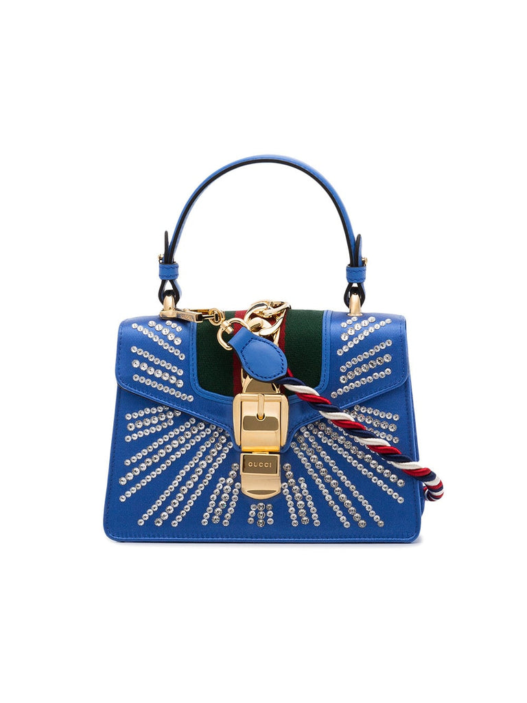 Blue Dia Satchel Mini Shoulder bag