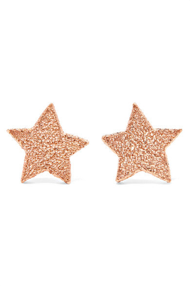 Superstellar 18-karat rose gold earrings