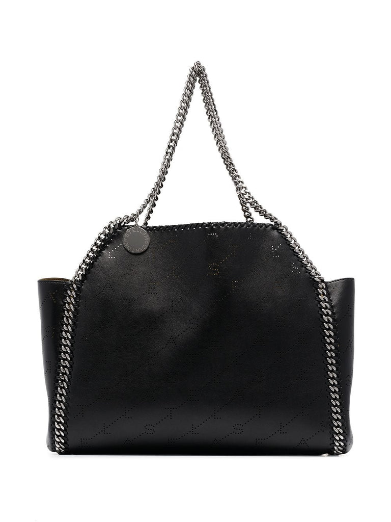 black Falabella Reversible Monogram Tote