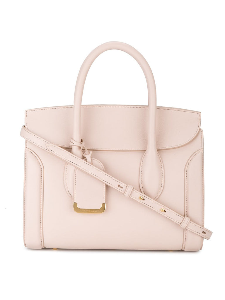 pink Heroine leather tote bag