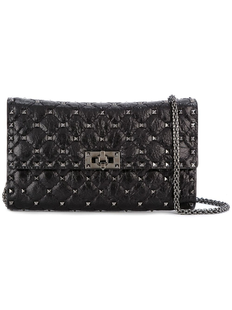 black Valentino Garavani Rockstud Spike shoulder bag