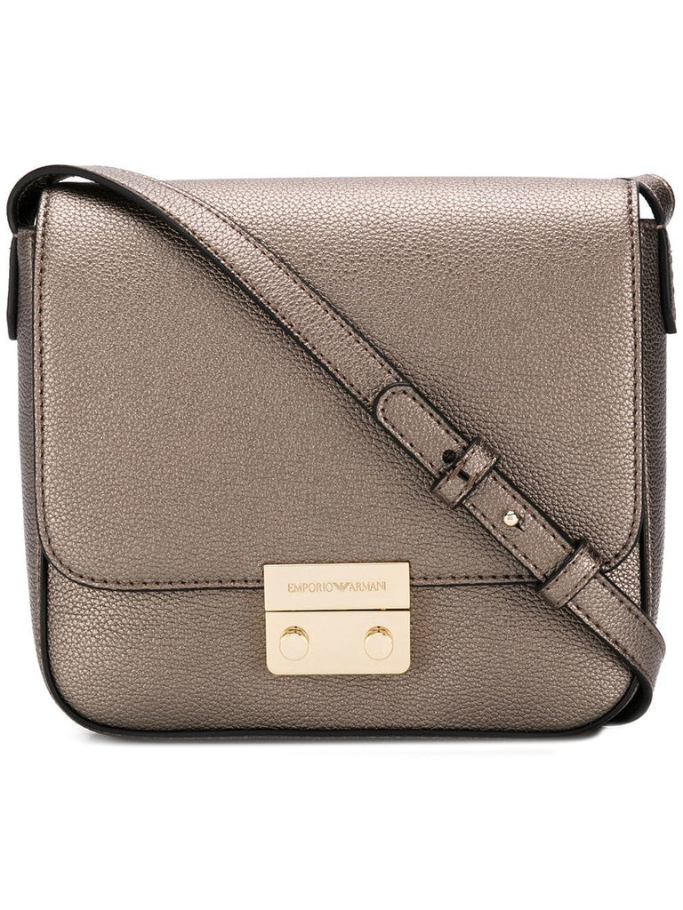 push lock cross-body bag