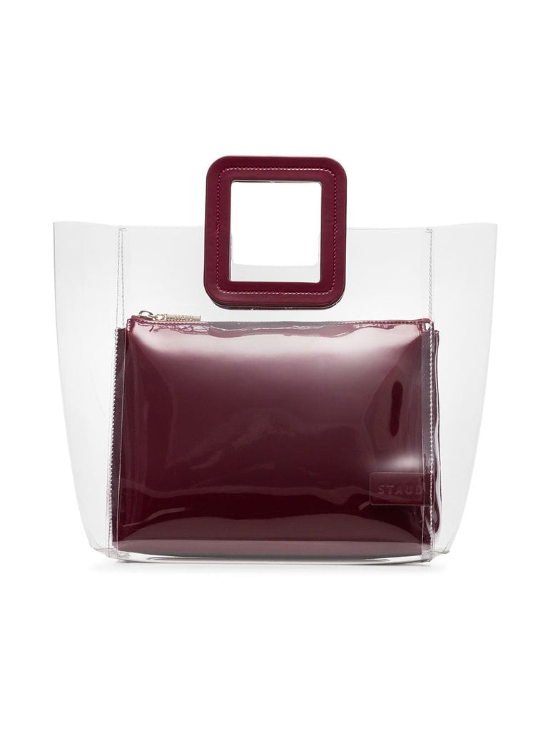 burgundy Shirley leather PVC bag