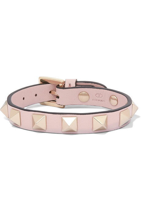 Valentino Garavani The Rockstud leather bracelet