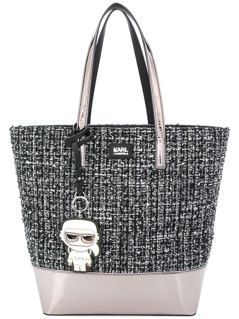 K/Space tweed shopper bag