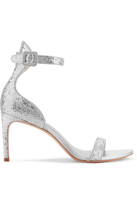 Nicole glittered leather sandals
