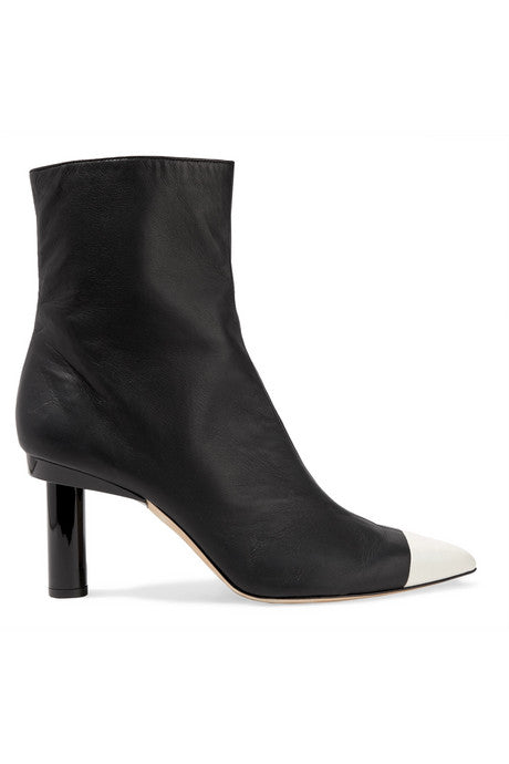 Grant two-tone leather ankle boots