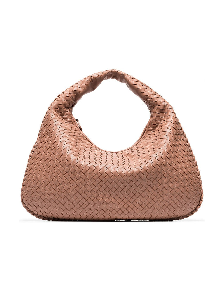 pink Veneta hobo leather shoulder bag