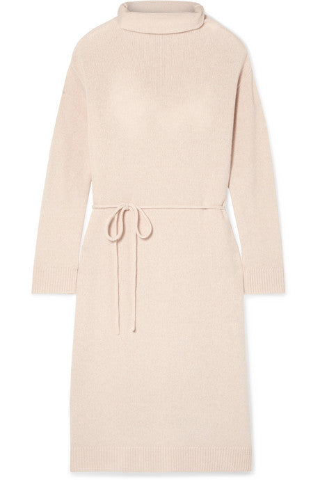 Wool and cashmere-blend turtleneck dress