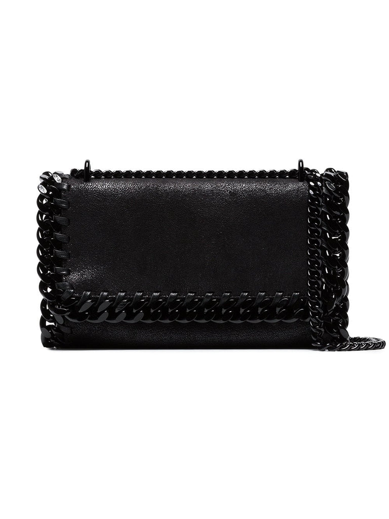 black Falabella shaggy deer shoulder bag