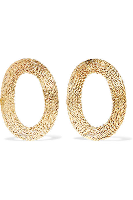 Claude gold-tone earrings