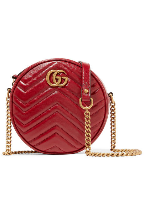 GG Marmont Circle quilted leather shoulder bag