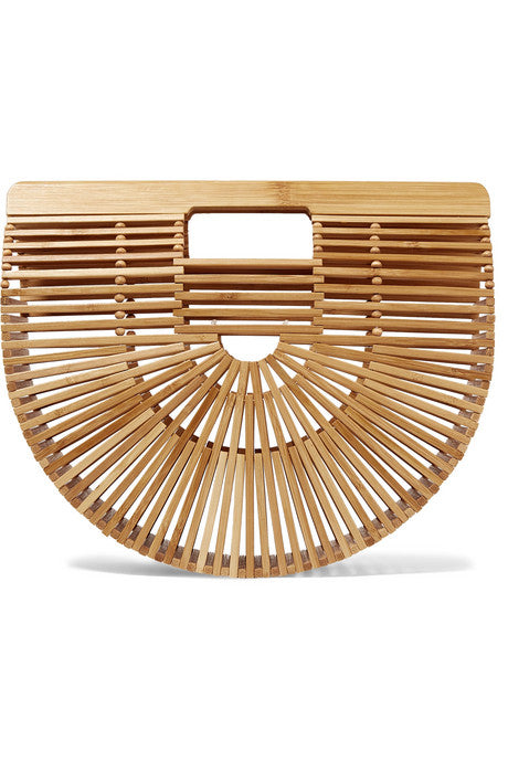 Ark small bamboo clutch