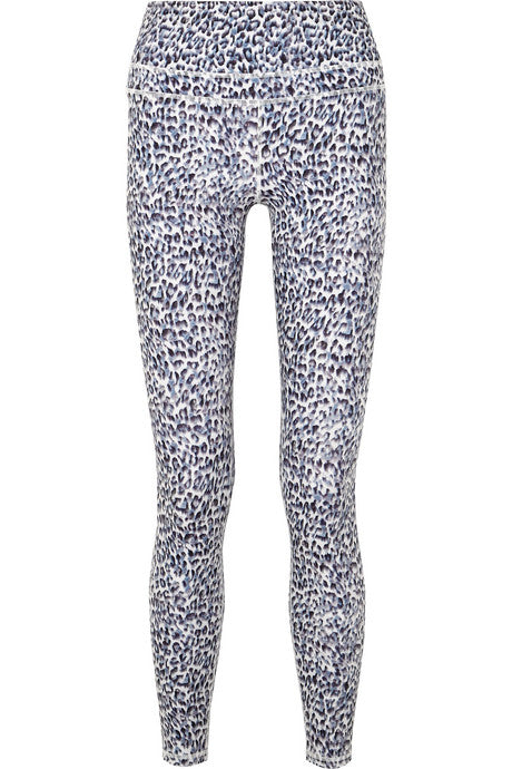 Biona leopard-print stretch leggings