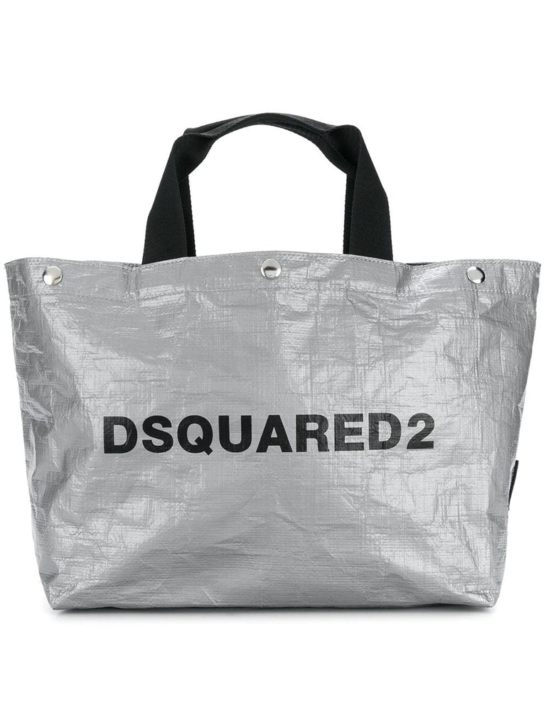 logo shopping tote bag