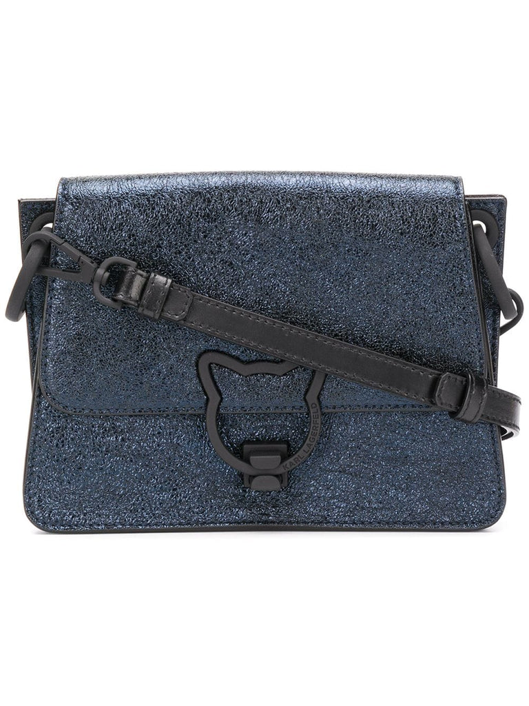 K/Katlock metallic cross body bag