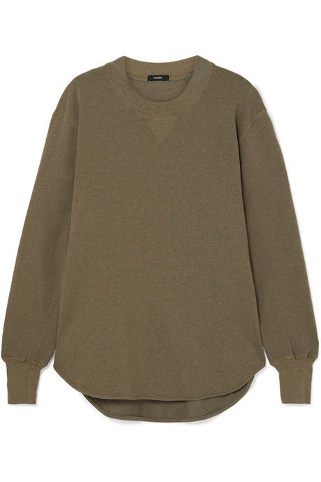 Organic cotton-jersey sweatshirt