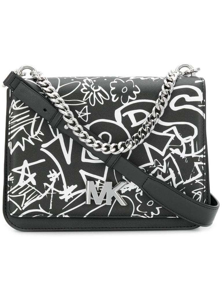 graffiti shoulder bag