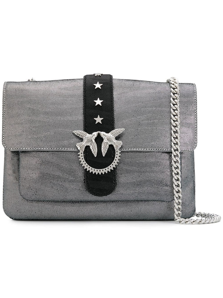 big Love Zebra Metal shoulder bag