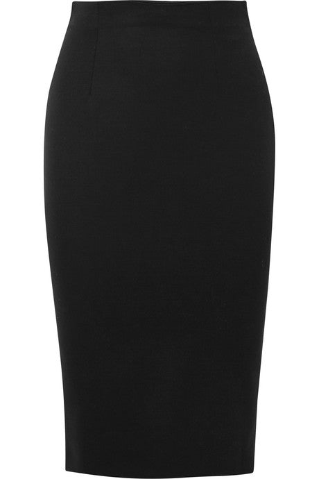 Grain de poudre wool pencil skirt