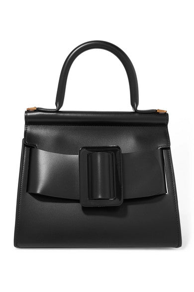 Karl 24 small buckled leather tote