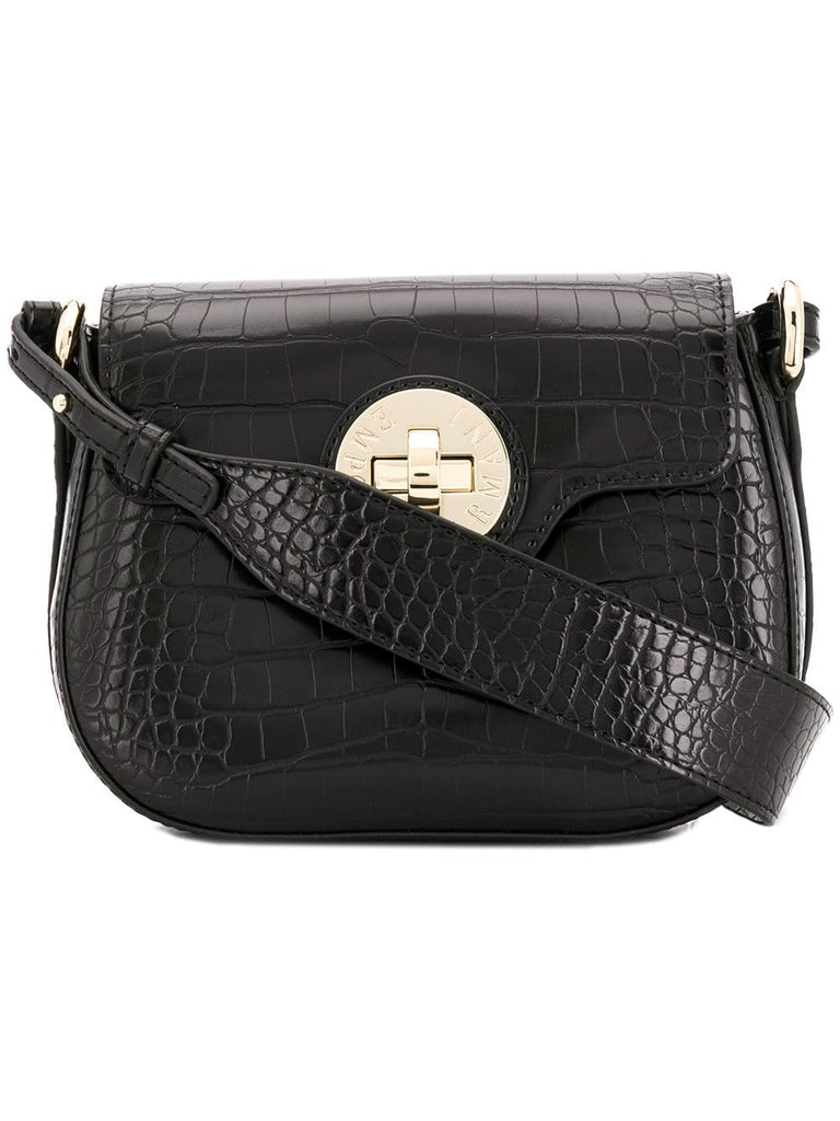 twist lock cross-body bag