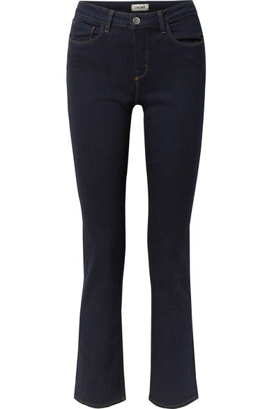 Selah mid-rise straight-leg jeans