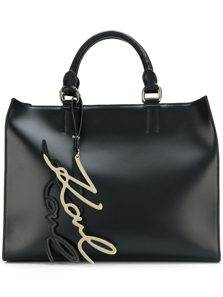 Signature shopper tote