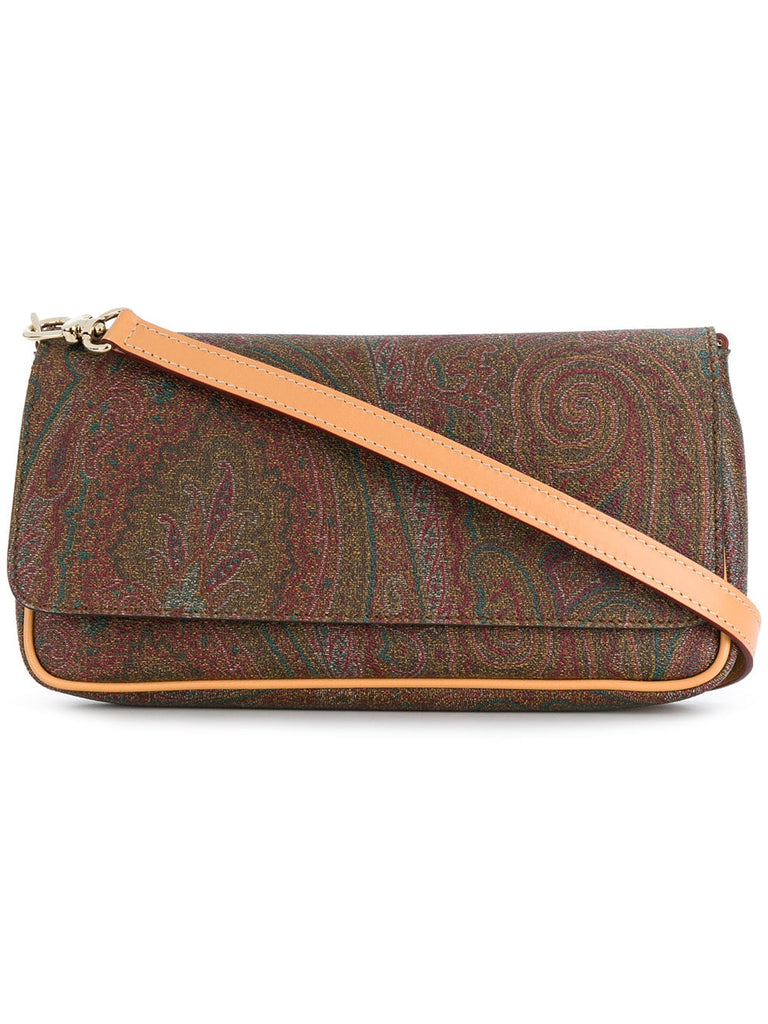 paisley print shoulder bag