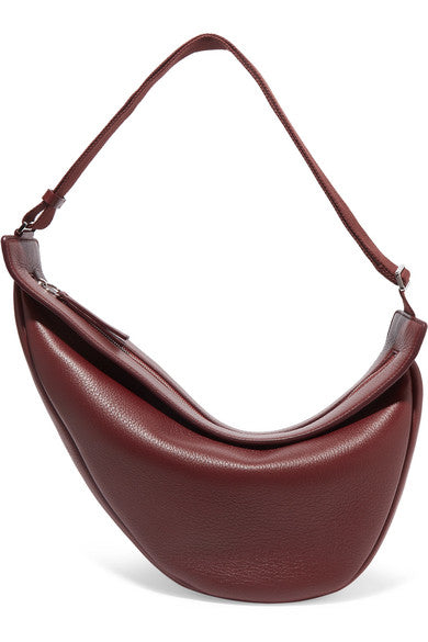 Slouchy Banana large textured-leather shoulder bag