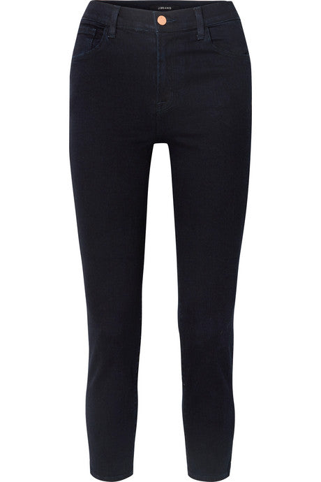 Ruby cropped high-rise slim-leg jeans