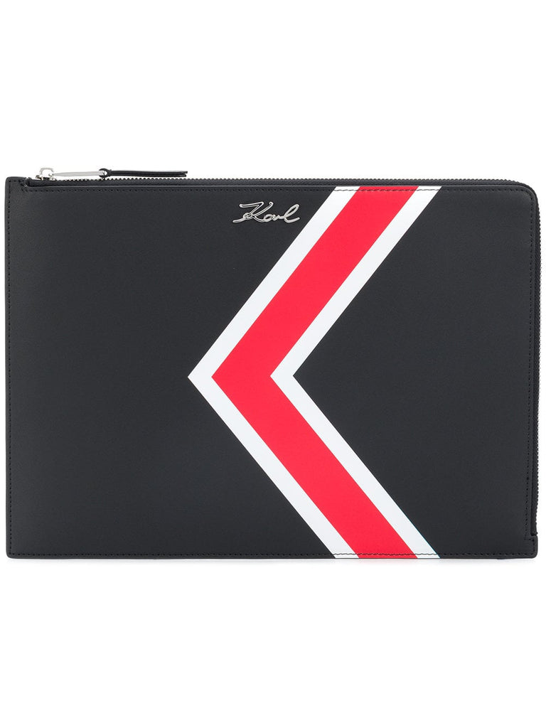 K stripe clutch