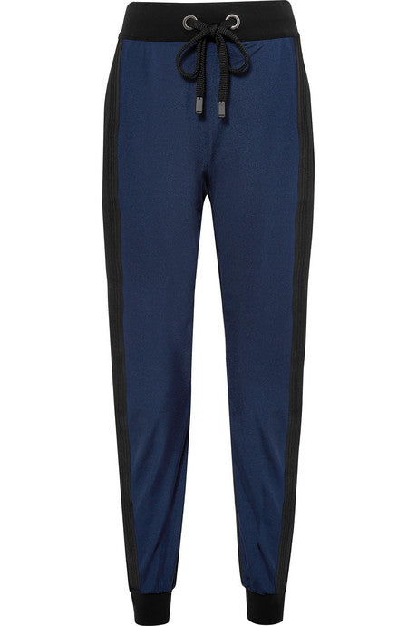 Mahina Pana two-tone stretch track pants