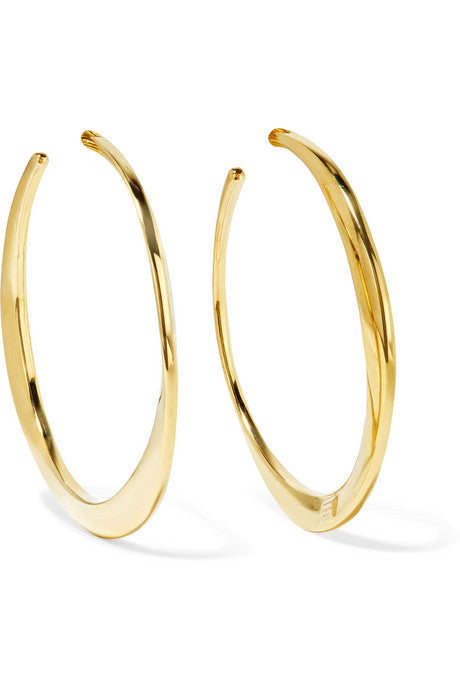 Classico 18-karat gold hoop earrings