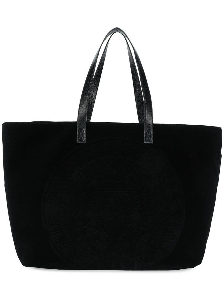 velvet shopper bag