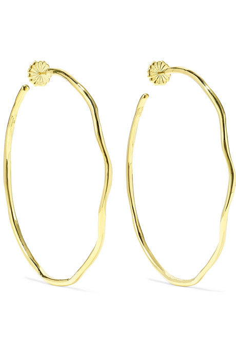 Classico Squiggle 18-karat gold hoop earrings